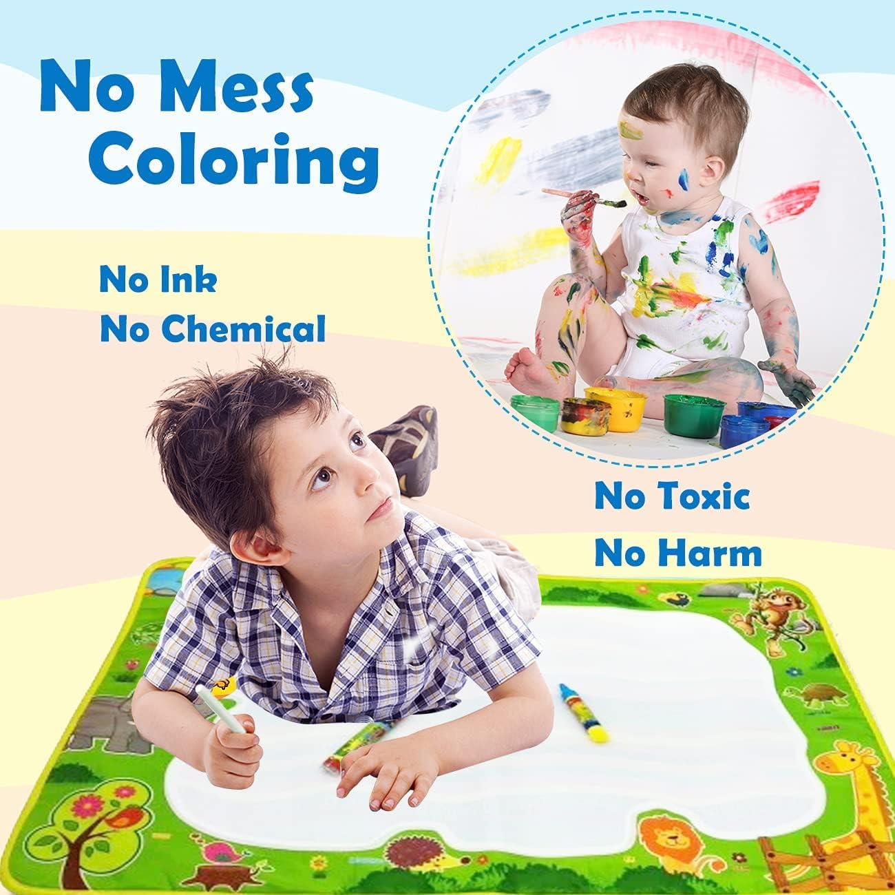 Kids Magic Water Drying Mat (Imported)